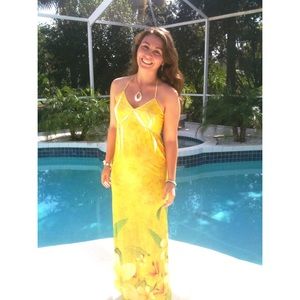 Yellow summer dress